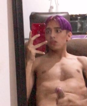 Getting horny until i show you my shaved boy pussy and cock