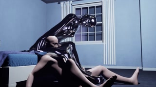 (Unreal Engine Animation) Sentient Nanobot Slime Girl