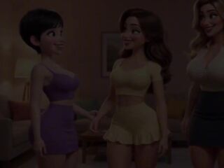 Stepmother's Secret Cravings Ignite Our Wild Ardent Lesbo Romance Forever (AI generated)