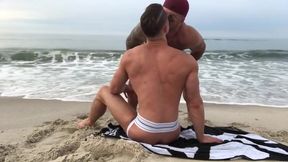 Adam Killian and Skyy Knox in Fuck a Bitch on the Beach