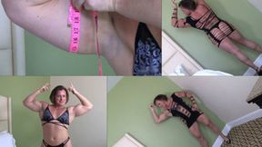 Big Thick Muscle Girl in your Bedroom!