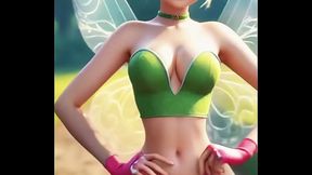 Tinker Bell'_s secret look...  AI-generated
