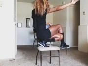 Burlesque boy dance
