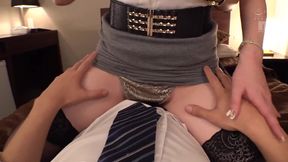 Whispering Adultery in My Ear to Me Who Just Got Engaged W Female Bosses. Part.3