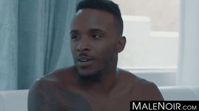 MaleNoir.com - Black stud Pheonix Fellington spreads Colton Grey