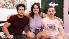 Hairy Redhead's Excited MMF Threesome