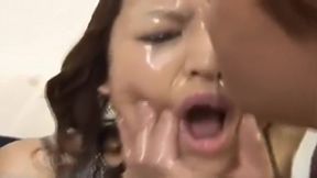 Sultry Teen Miyo Dripping with Jizz, Nigerian Fishnets