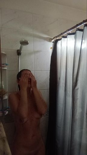 MILF Taking a Shower
