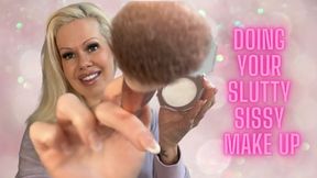 Doing Your Slutty Sissy Make Up: Sissification POV