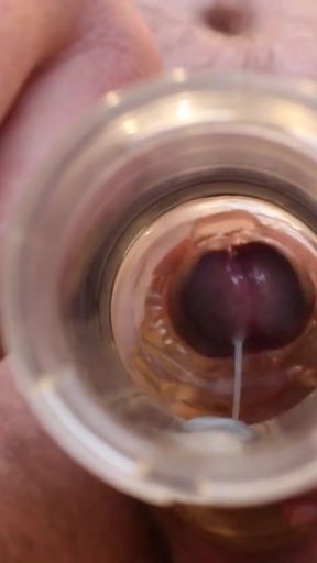 Cumming in my flesh light twice (internal and rear view)   Clip 1