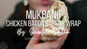 Mukbang Chicken Bacon Caesar Wrap
