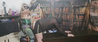 BLONDIE PEGS HIM WITH A HUGGE SPECIAL COCK, BUT FIRST EXTREME ANAL FISTING