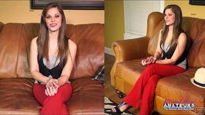 livia petite brunette sloppy deepthroat greedy cum swallow!