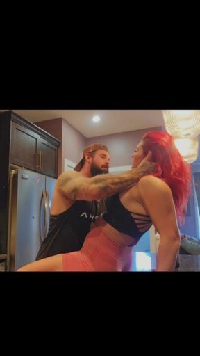 Alpha makes me cum after the gym with his mouth and dominates my pussy