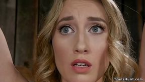 Tranny farmer fucks sexy blonde from city