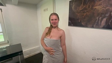 Mouth, pussy, ass - Today I'm your little 3-hole slut!