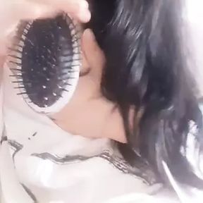 Anal sex with hair brush_gone wild after shower (chillax)