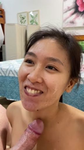 Teen slut humiliated spit on face and throat fucked.