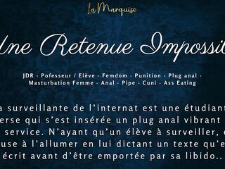 An Impossible Restraint - French Audio Porn Femdom Anal