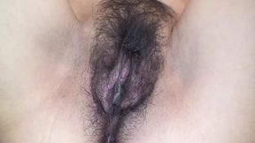 Horny&#x1F975; Guy Fucks Japanese MILF's Hairy Puss with Toys Roughly