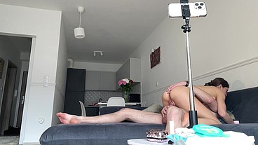 BTS of Oily Hand job and blow job with Alex Romero