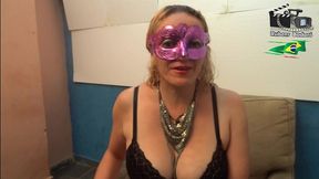 coroa loira da surra de buceta em seu amigo dotado.