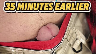 Amatør britiske homofile horer tilber massiv ingefærkukker før boble rumpe creampie dunkende