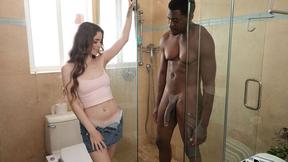 ”Renee's huge black cock Adventure at Friend's House”