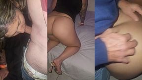 a gata loira e bunda grande faz a alegria dos homens famintos na balada