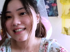 Amateur striptease and Solo masturbation