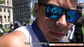Pretty young Latino fucked raw and fed with warm cum in POV