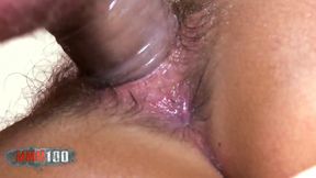 Ivannah the Hairy Arab MILF Double Penetration in a Wild Threesome