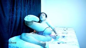 Sexo con consolador de vidrio en mi culo grande