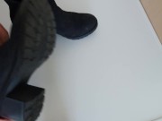 Cum on ankle boots