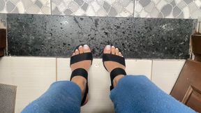 High heels so you can adore my perfect feet.