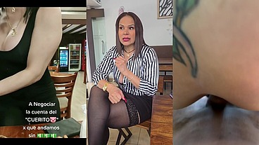 Me tomo un café con una madura colombiana influencer en la primera cita full