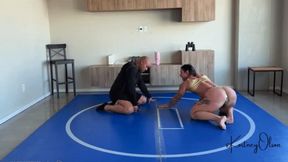 Kortney Olson vs Kris - Competitive Wrestling II - UltraHD (WMV)