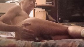 black bubble booty fucks himself with toys