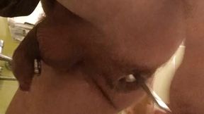 hot metal anal plug expands my gigantic sexy prolapse