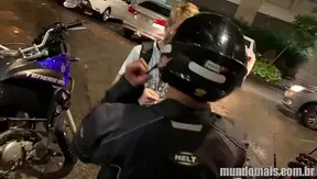 Motorcycle Taxi Dines On Twink 18+’s Delicious Dick In Hot Blowjob Session
