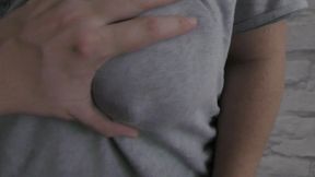 BBW pregnant stepmommy allowed to touch her sexy thick body homemade - Milky Mari