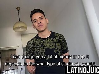 Pulling the hair of kinky Maximiliano while I intensely bareback his raw ass