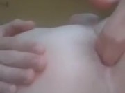 putting my fingers very rich until I dilate