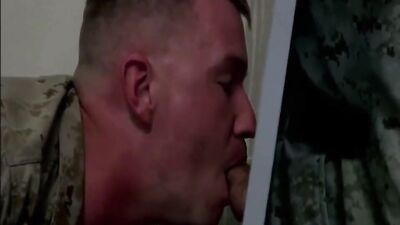 Army's gloryhole 2 (threesome)