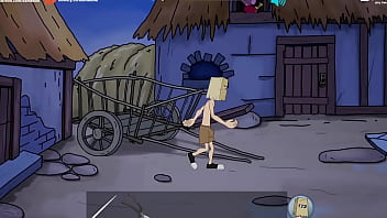 Ella gets a massive creampie in Fuckerman game