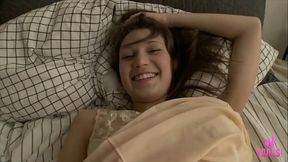 Georgia F In Pink Underwear Masturbates Her Tits &amp_ Sweet Fanny!