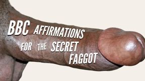 BBC Affirmations For The Secret Faggot