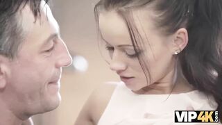 VIP4K. old Man with Young Tina Walker makes Love to Adorable