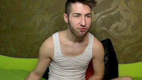 Hairy, Uncut Jerker. Mostly Clothed