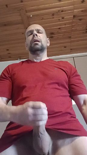 I take my balls and crush them in my hand